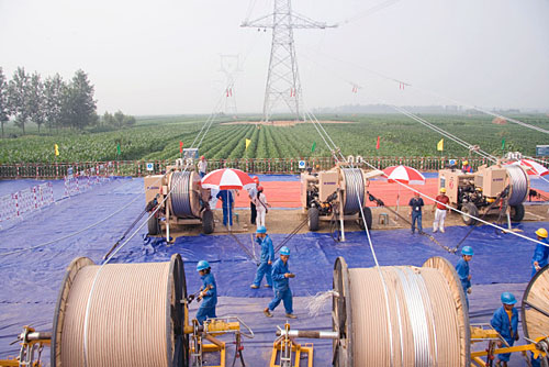 ACSR for
                  1000kV AC Line in China